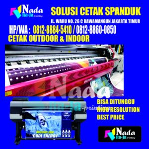 Jasa Cetak Spanduk Murah Rawamangun Jakarta Timur - Nada Raja Printing